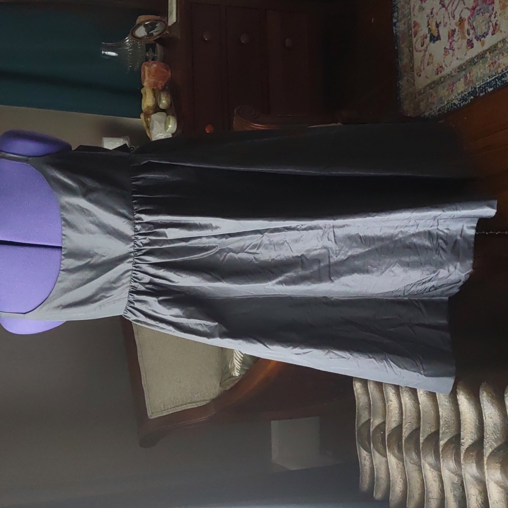 J. Crew Charcoal Silk Dress